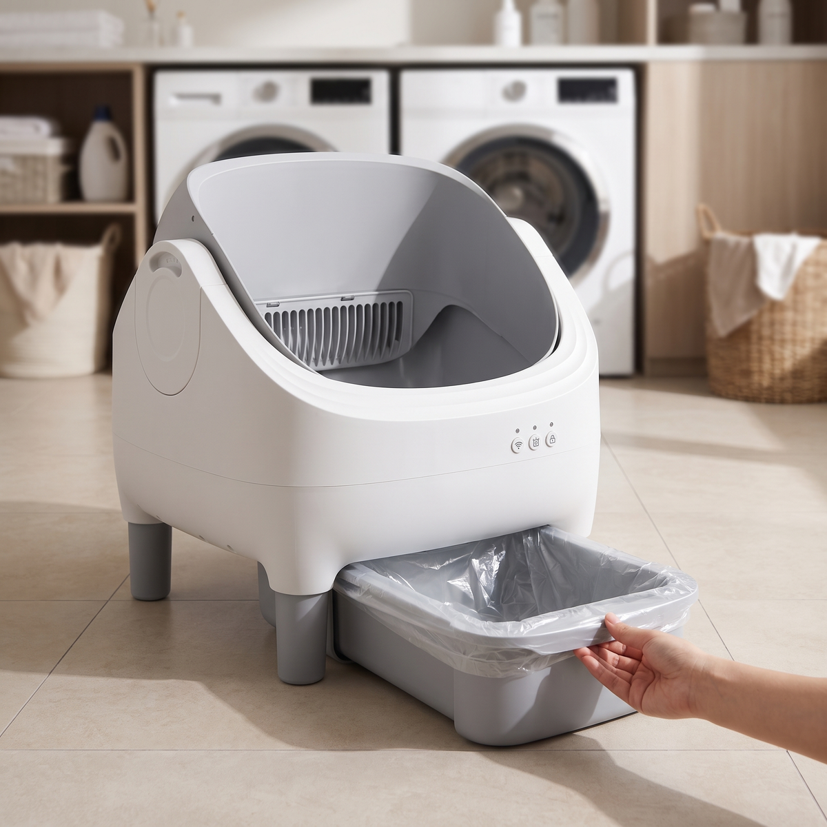 11L sealed waste drawer